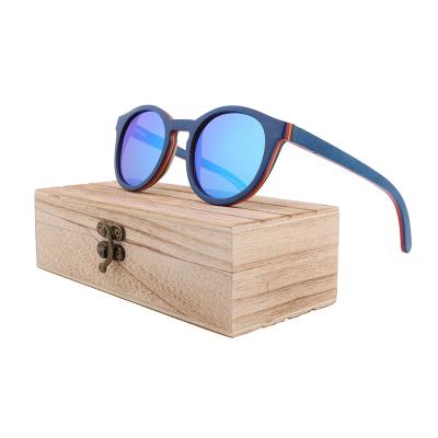 China 400 Protection 2021 Latest 100% Latest Skateboard Sunglasses Wood Frame UV Eco-Friendly Design Logo Polarized Dark Glasses Custom for sale