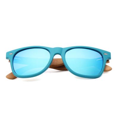 China 100% 400 Protection Factory Direct UV PC Leg Natural Bamboo Sun Glasses 400 Protection Blue Sunglasses Eyeglasses oculos de sol Polarized for sale