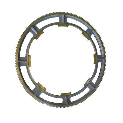 China CNC Machining Ball Mills Custom Cast Rotary Dryer Spur Gear Steel Industrial Circular Ring For Cement Mixer for sale