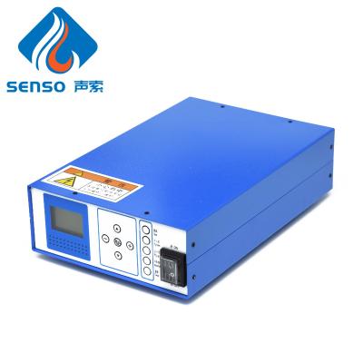 China Garment Shops Senso 15khz 20khz 35khz 2600w Digital Auto Frequency Tracking Ultrasonic Welding Generator for sale