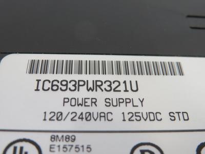 China IC693PWR321U GE Fanuc 120/240VAC Power Supply Digital Input Module for sale