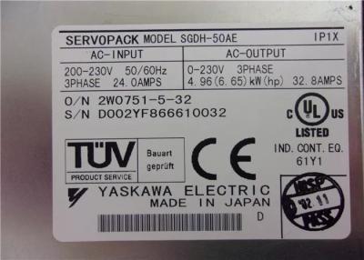 China SGDH-50AE Yaskawa AC Servo Driver 3 Phase Input Inverter Servopack for sale