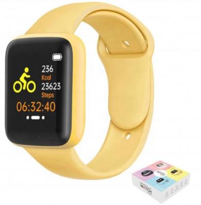 China Touch Screen Cheap Price Y68 Macaron 1.44inch Screen D20 Smartwatches Fiteness Smart Watch for sale