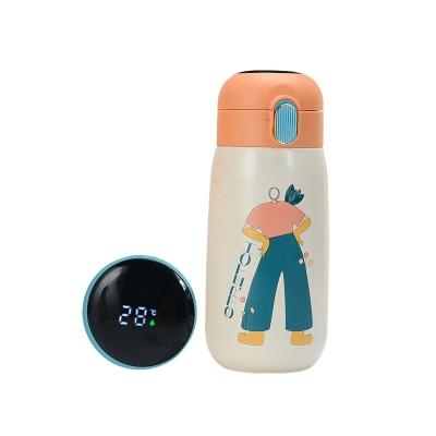 China Business TY Designer Personalized Cartoon Large Capacity 316 Stainless Steel Constant Temperature Cute Children Smart Thermos Mug New for sale