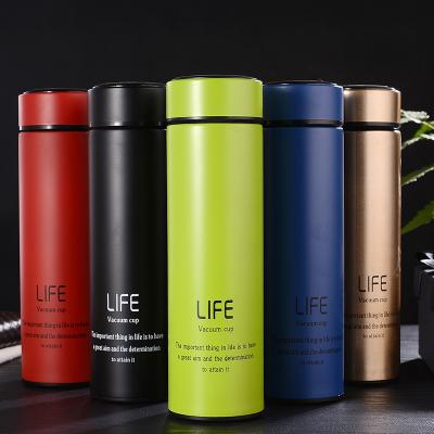 China 500ml Business High Grade Double Wall Stainless Steel Water Bottle Vacuum Flask&Thermoses for sale