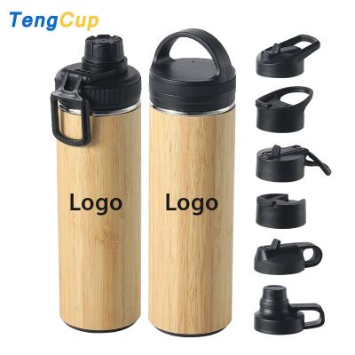 China 2021 TY PORTABLES In The Running Bottle Eco-Friendly Outdoor Bamboo Wide Mouth Outdoor Logo Bottle Shell Water Bottle for sale