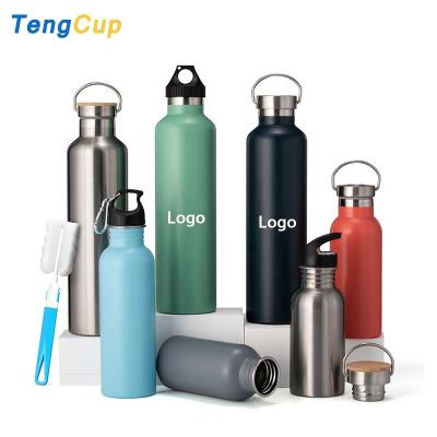 China Business TY in stock 350/500/750/1000ml width mouth insulated logo water sport outdoor water bottle for sale