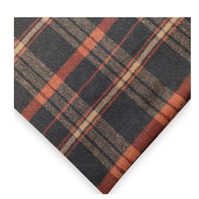 China Factory direct sales wrinkle resistant woven plaid velveteen fabric yarn-dyed wool fabric for sale