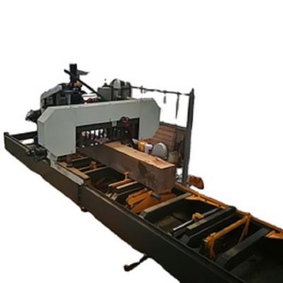 China Horizontal Trailer Power Portable Horizontal Log Saw Band Sawmill For Sale for sale