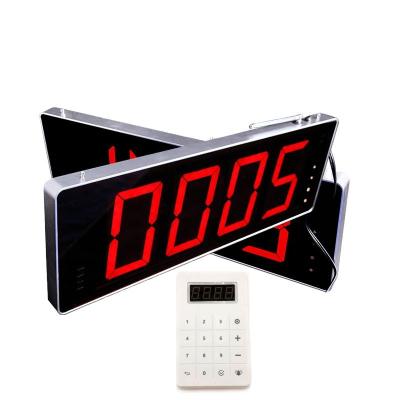 China Bank New Wireless Jinatao Server Call System With Numeric Keypad Queue Paging System 4 LED Digital Display For Hookah Hospital Bank for sale