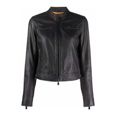 China AOPU Leather Jacket QUICK DRY Thick Blazer 2022 Spring Women's Leather Working Jacket Fat Drop Light Motorcycle for sale