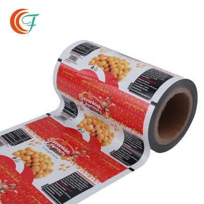 China El cacahuete Bean Snack Packaging Film Moisture impermeabiliza la impresión flexible de empaquetado de la categoría alimenticia del rollo plástico en venta