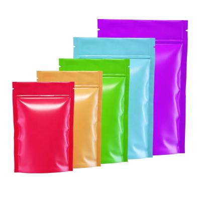 China Colorful Printed Stand Up Packaging Pouches Zipper Commercial Packaging Plastic Bags Te koop