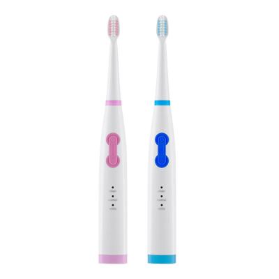 China Soft Clean Replaceable Brush Head Battery Operated Adult Electric Toothbrushes SY-025 for sale