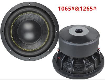 China Autoaudiohochleistung Subwoofer 10-Zoll-Auto Subwoofer CB-1065 zu verkaufen