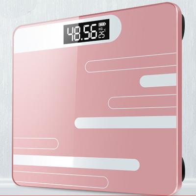 China High Quality Bedroom Or Bathroom Scale Tempered Glass 396lb Home Bathroom Weighing Smart Body Compastion Body Fat Scale for sale