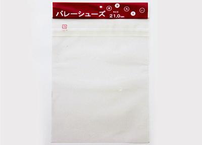 China Transparent Polypropylene Header Bags With Hole / Self Adhesive Headerbag for sale