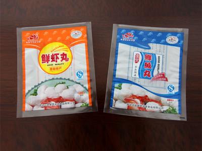 China Three Sides Sealing Food Plastic Bag PA / PE Die Cut Stand Up Packaging for sale