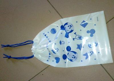 China Printed Extra Large Plastic Gift Bags With Drawstring Biodegradable  for sale