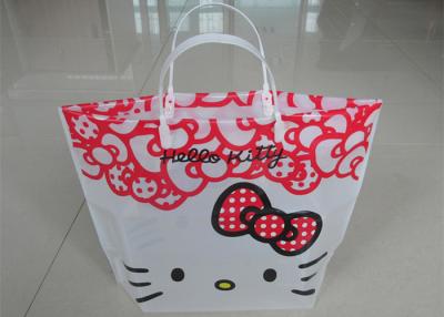 China Lovely Cute LDPE Handle Gift Packaging Bag Water Proof For Retail Shops for sale