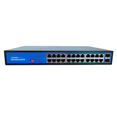 China 2020 New Design Ewind Brand/OEM Switch Giga Gigabit SFP Switch 24 Port POE Switch for sale