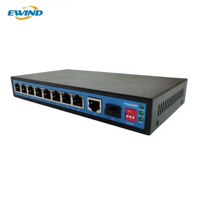 China 8 Ports Gigabit POE Switch For IP Camera with SFP Port Uplink POE Network Switch POE for sale