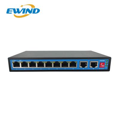 China 8+2 All Gigabit POE Switch 120W Power IEEE802.3af/at POE Network Ethernet Switch for sale