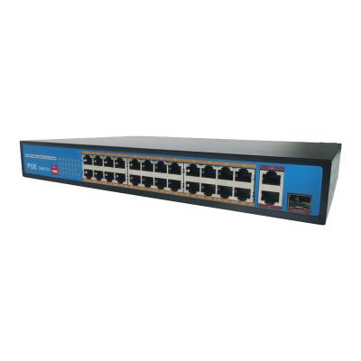 China Original Factory OEM 4 8 16 24 48 Port Network Switch Giga 1000 POE Switch 24 Ports for sale