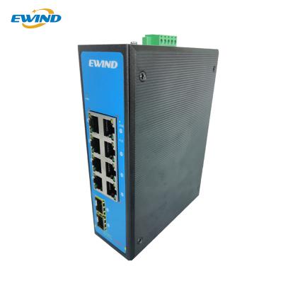 China ODM/OEM Gigabit 8 Port Unmanaged Industrial Ethernet PoE Switch PCB Board Switch for sale