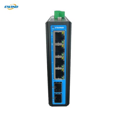 China 6 Port 4 Port 48v Industrial PoE Switch For Security Equipment Security Camera Cctv Camera for sale