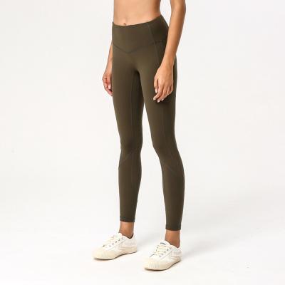 China Sweat-Wicking high quality yoga use crack! crack! Butt Leggings Gym Fitness Pants Yoga Suit Wear For Women for sale