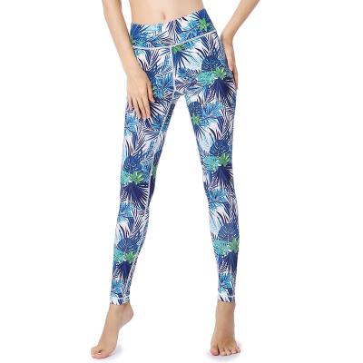 China Boutique Style Breathable Digital Printed Pants Fashions Sports Digital Printed Leggings Girls Yoga Digital Printed Yoga Pants for sale