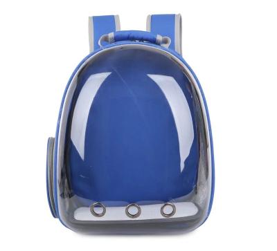 China Sports Pet For Cats Dog Cart Mesh Cat Backpack Carrier Breathable Expandable Transparent for sale