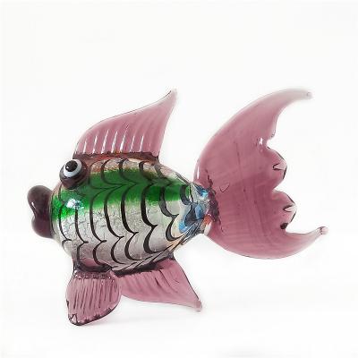 China Cute colorful handmade murano glass fish from USA Europe for sale