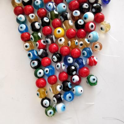 China Colorful Turkey Evil Eyes Turkey Loose Beads For Necklace for sale