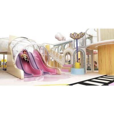 China Soft Playground Kids Interactive Games Kids Slide Indoor Playground Equipment for sale