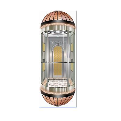 China Hotel FUJI ZY 630KG Panoramic Round Passenger Elevator Elevator China Manufacture for sale