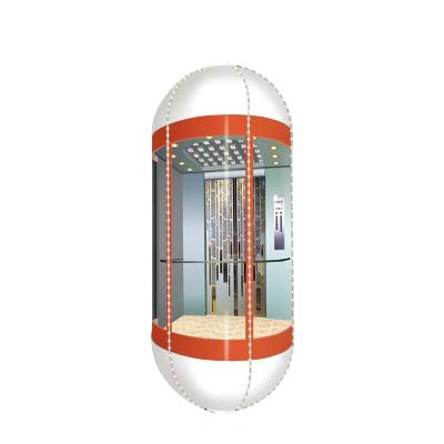 China Traditional Panoramic Guided Elevator 20 Person Outdoor Panoramic Lift Home Elevator Commercial Outdoor Panoramic Elevators for sale