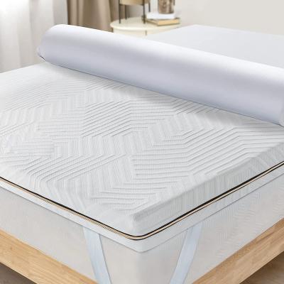 China Double Queen Size Convertible Gel Mattress Topper Cooling Mattress Pad Topper Cooling Mattress Foam for sale