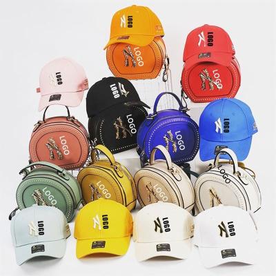 China 2021 Fashion Desigenr Brand Trending Designer Handbags New York Shoulder Bags Designer Handbags Hat And Purse Set for sale