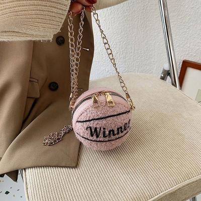 China Wholesale 2021 Fashion Velvet Basketball Purses Handbag Bags Women Purses Luxury Handbags For Women Purses for sale