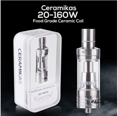 China Hot selling 20-160w Ceramikas tank 0.2ohm Best Sub Ohm Tank big vapor clearomizer for sale