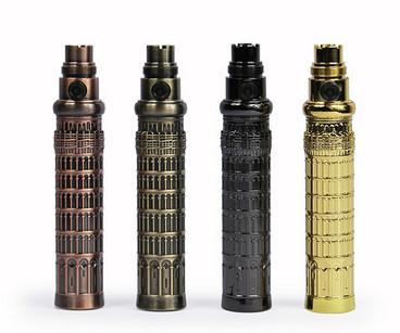 China Leaning Tower of Pisa Battery new design ego battery for sale