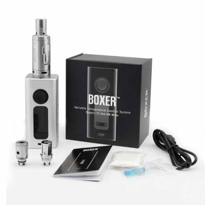 China Hot selling e cig box mod Original BOXER 80W kit with medusa tank vape pen MOD kit for sale