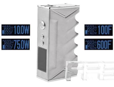 China KVP Double 75W 2800mAh TC VW APV Mod e cigarette big vapor model box mod for sale