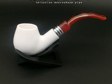 China On sale!!!Classic lmitation meeraachaum Smoking Tobacco Pipe wood pipes smoke pipes for sale