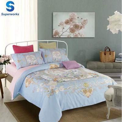 China Digital printing new products 100% lyocell disposable duvet cover wholesale,digital printing lyocell bedding set from china suppliers for sale