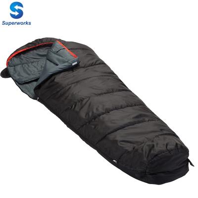 China Outdoor Inflatable Sleeping Bag Mom Shape Sleeping Bag Camping And Hiking Sleep Bag for sale