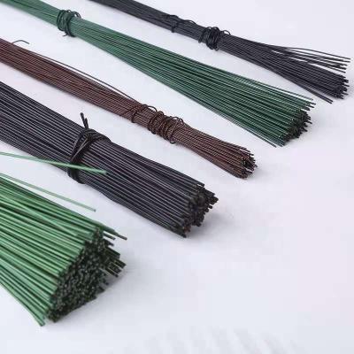 China Decoration CUSTOMIZED Metal Wire / Colorful Florists Wire / Floral Wires On Wooden Stick for sale