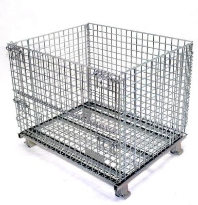 China Warehouse Rack Factory Supply Metal Storage Cage&Large Wire Container For Warehouse for sale